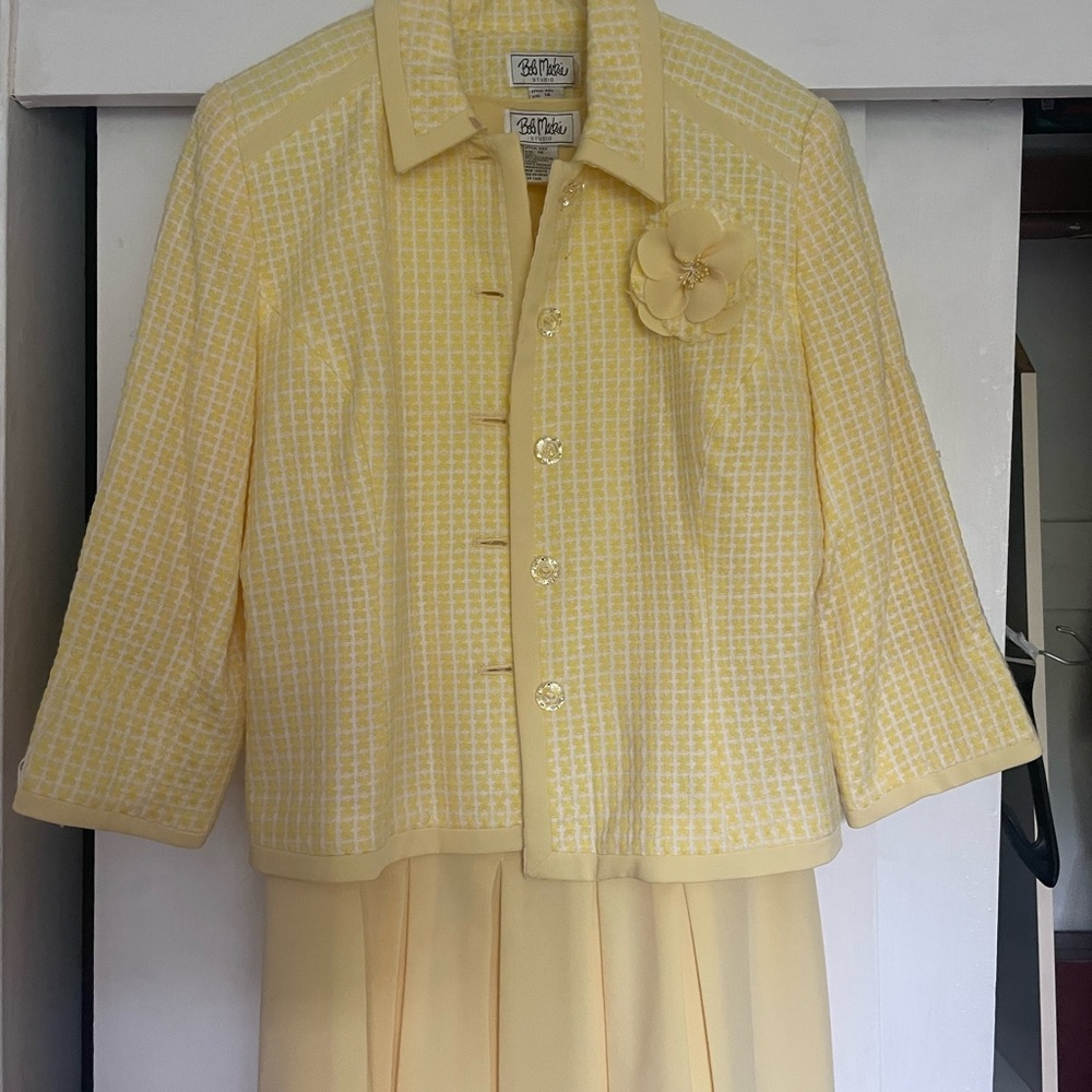 Bob Mackie dress and coat